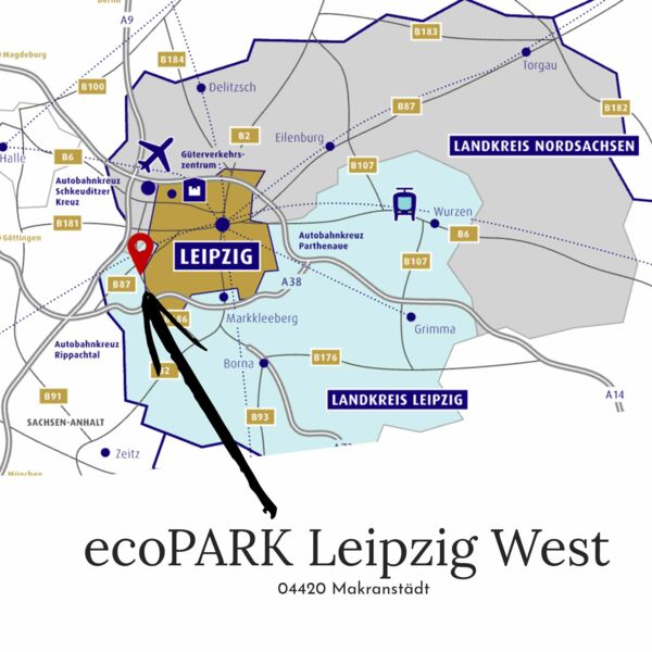 ecoPARK Leipzig Map
